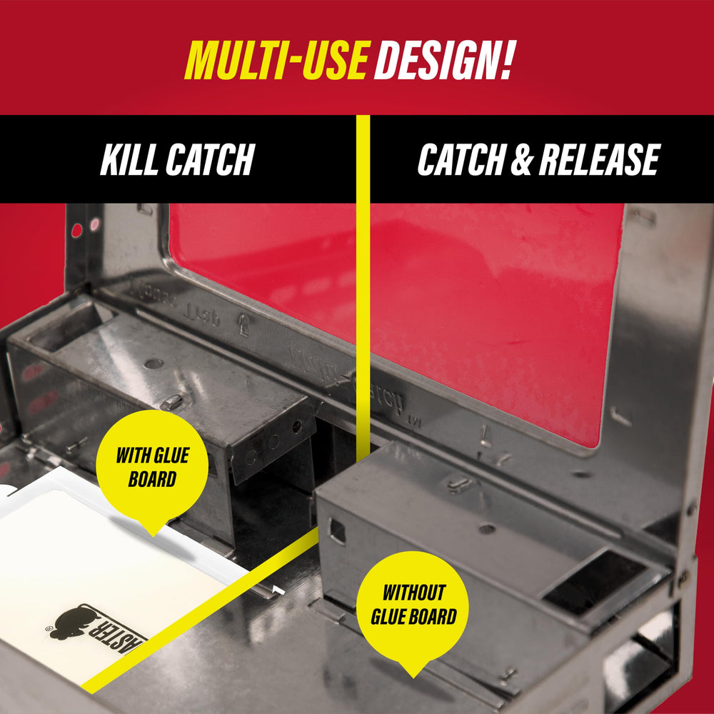 Catchmaster product packaging and label highlighting made-in-USA quality