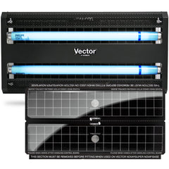 Catchmaster Vector 30 front view showing sleek black housing and discreet design