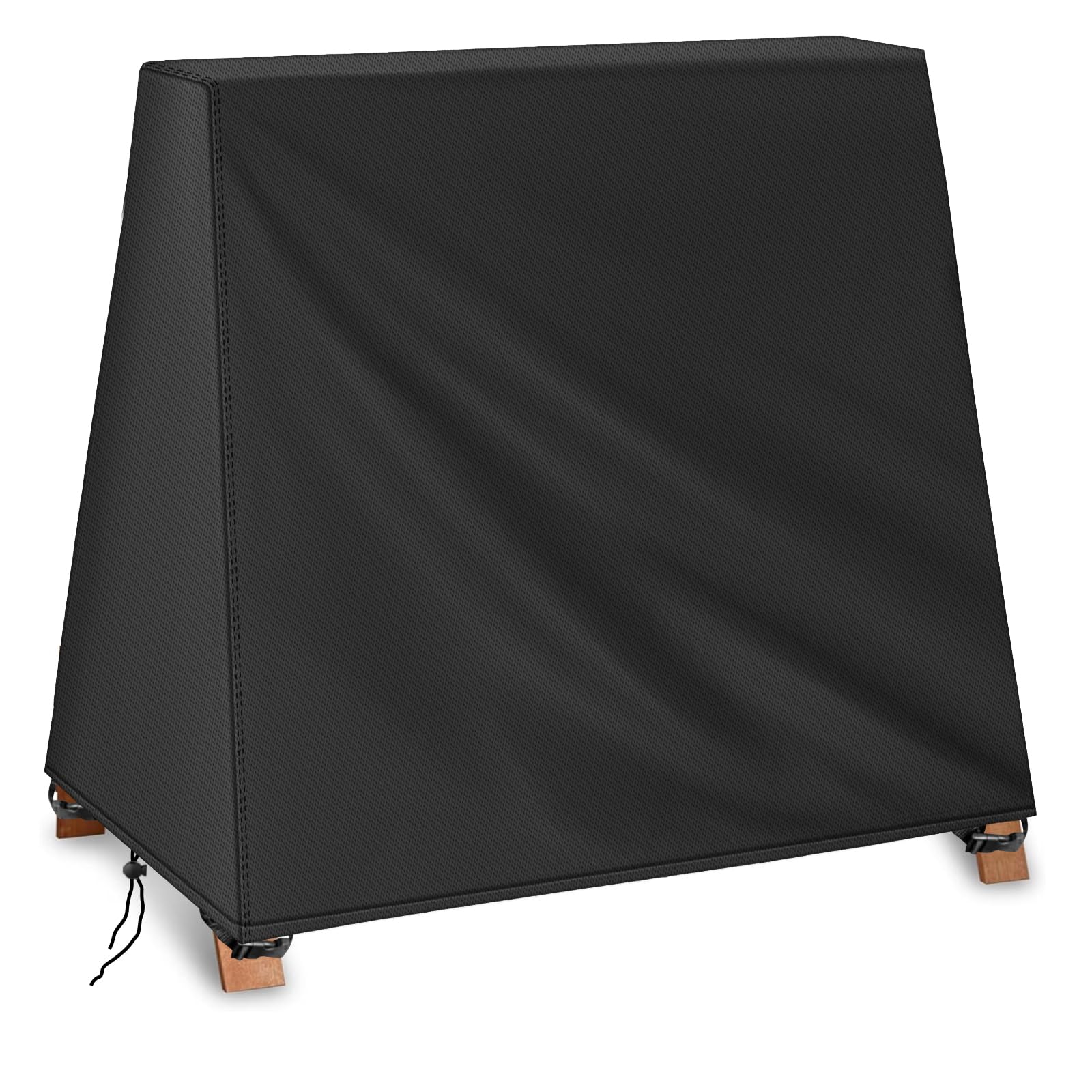 CATOTEL front view of A-frame swing cover showing full protection benefit