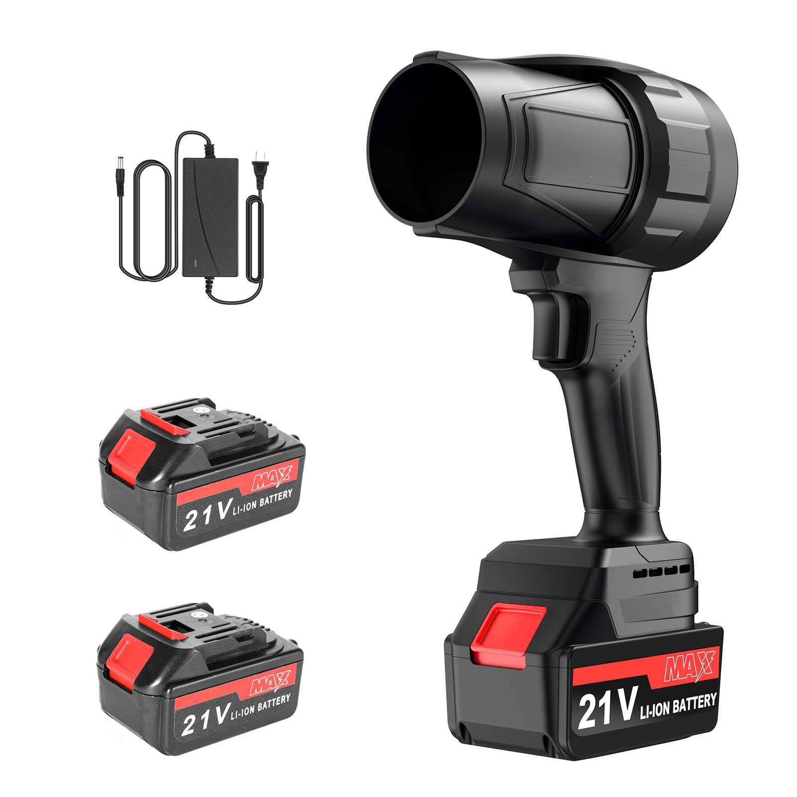 cauzyart front view with batteries showing compact power