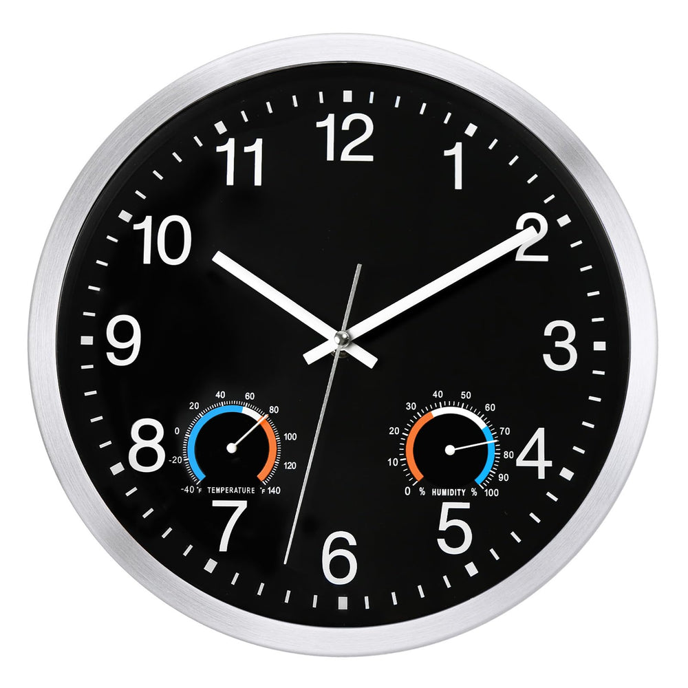 Caysie front view showing bold numerals and black dial for quick readings