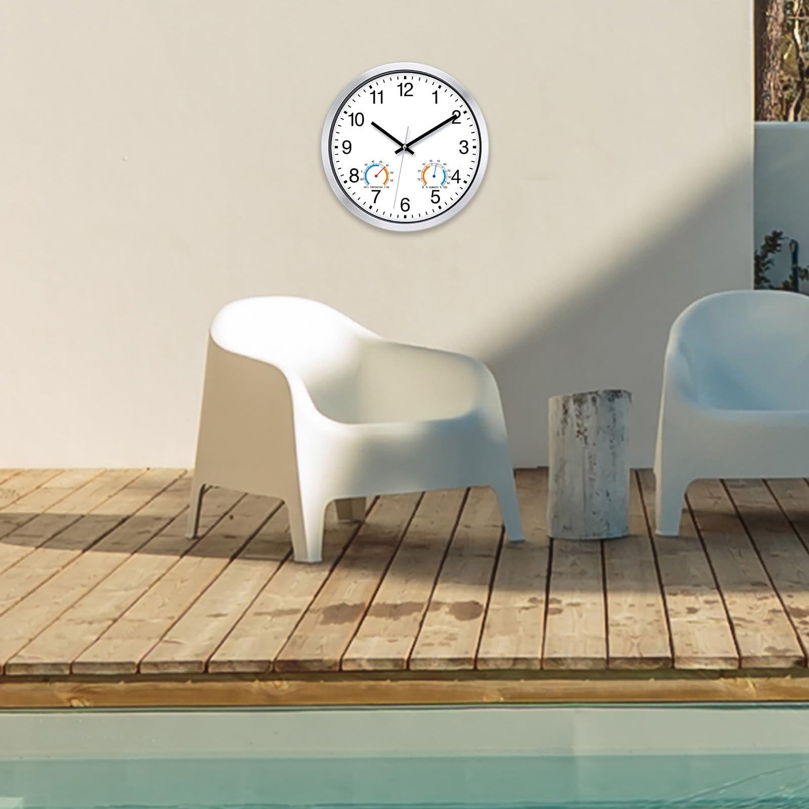 Caysie HD glass and aluminum frame detail for rust resistance and clarity