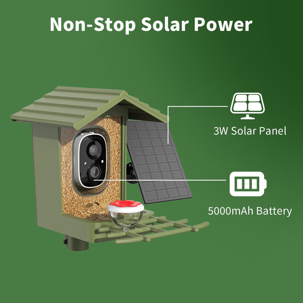 cbeyook solar panel mounted charging battery to extend outdoor runtime
