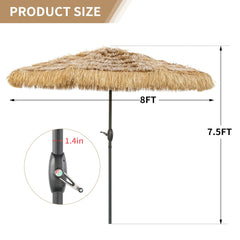 CBFULLRES close-up of artificial thatch texture offering durable beach look