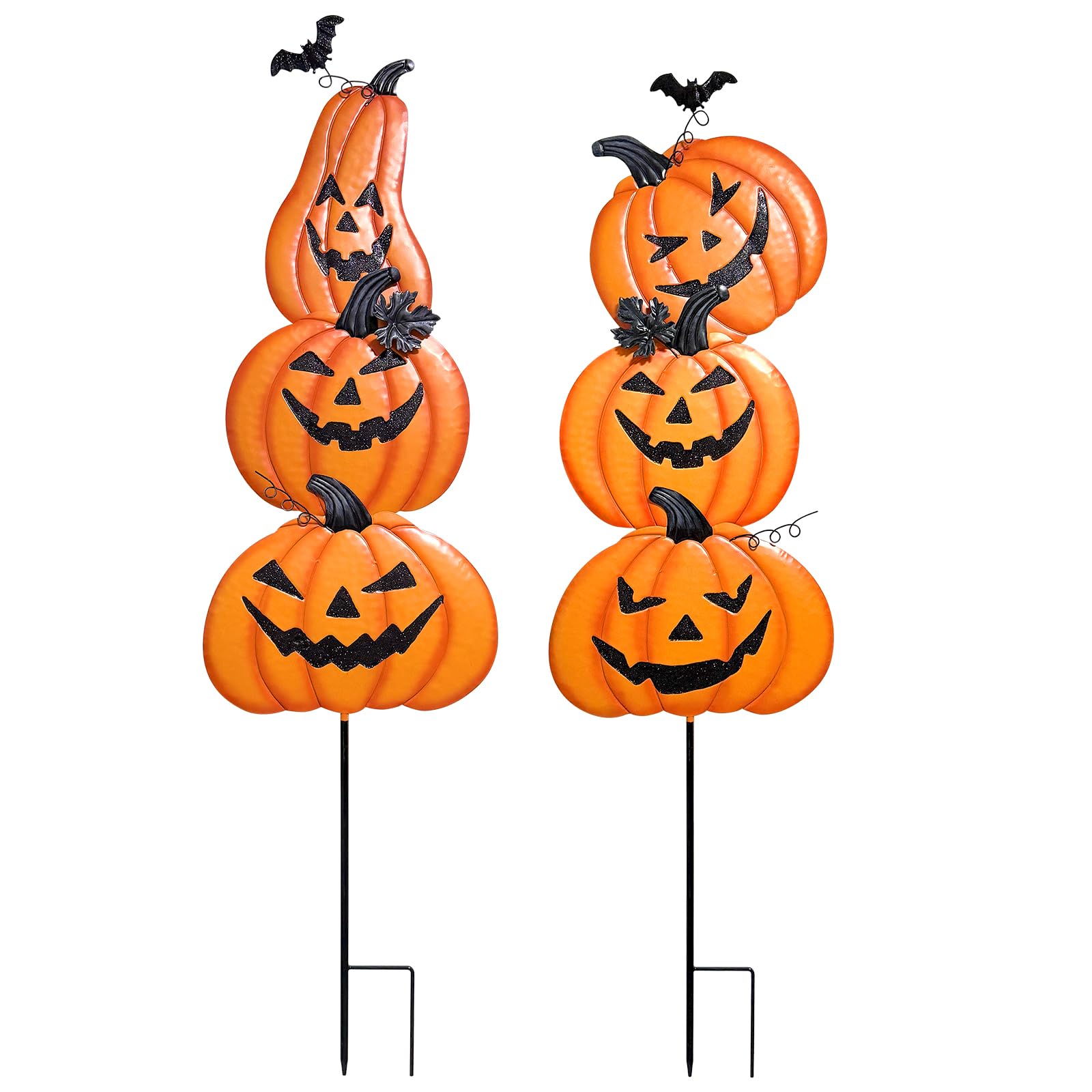 Cbumane porch styling with pumpkins, hay bales, and lanterns for harvest charm
