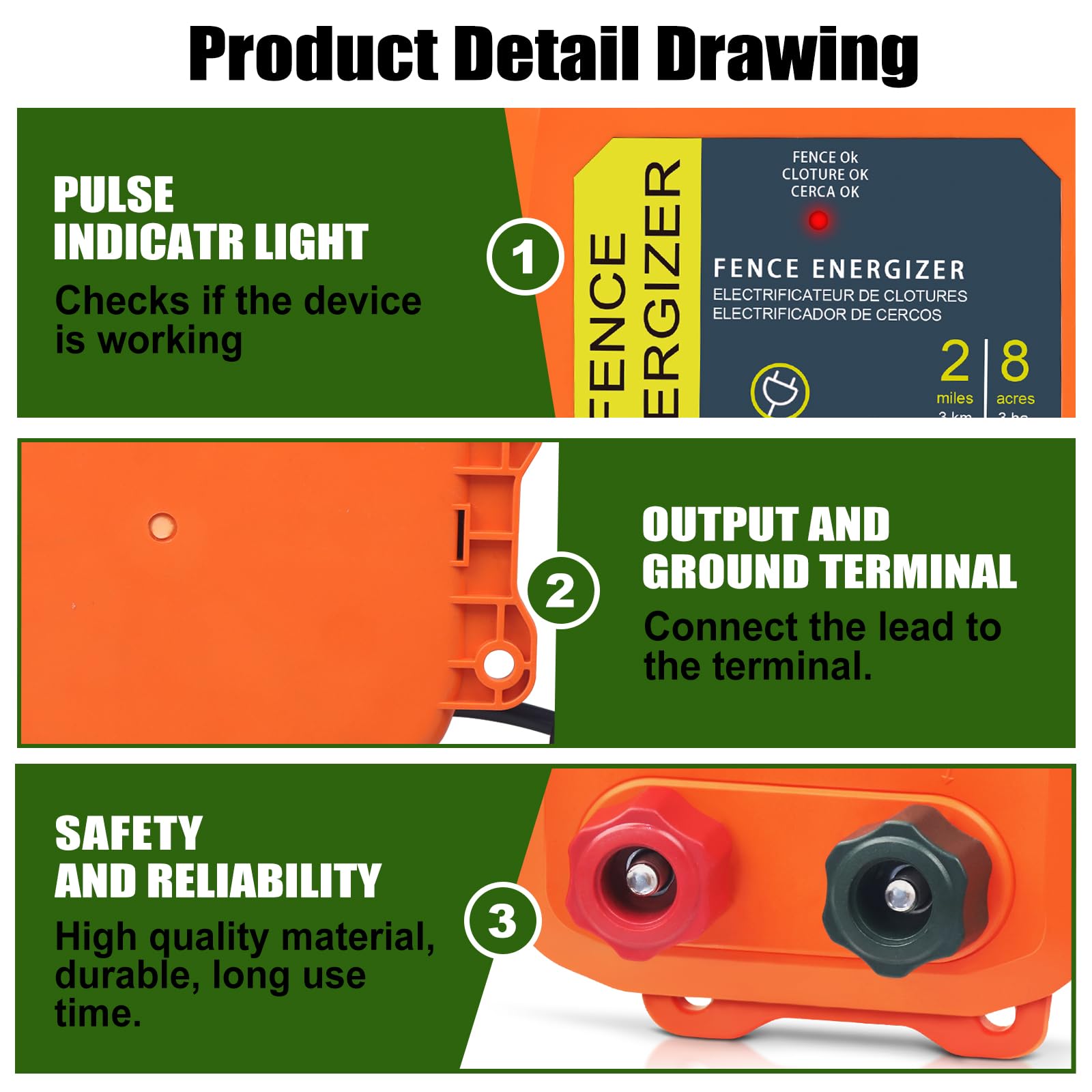 CCTP PE2 in farm perimeter scene protecting livestock and deterring wildlife intrusion