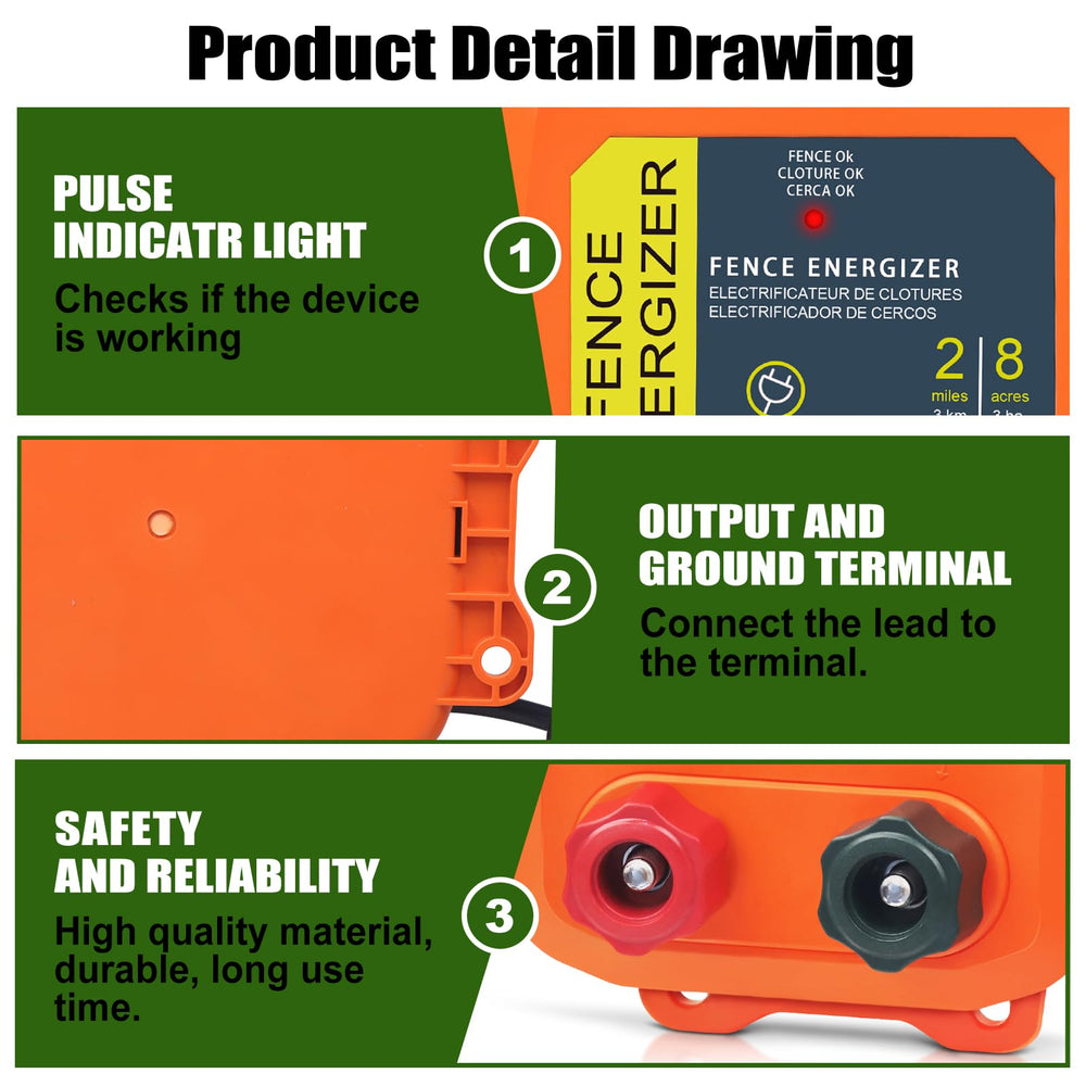 CCTP PE2 in farm perimeter scene protecting livestock and deterring wildlife intrusion