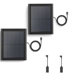 CCYRYY front packaging of 2-pack Ring solar panels showing kit benefits