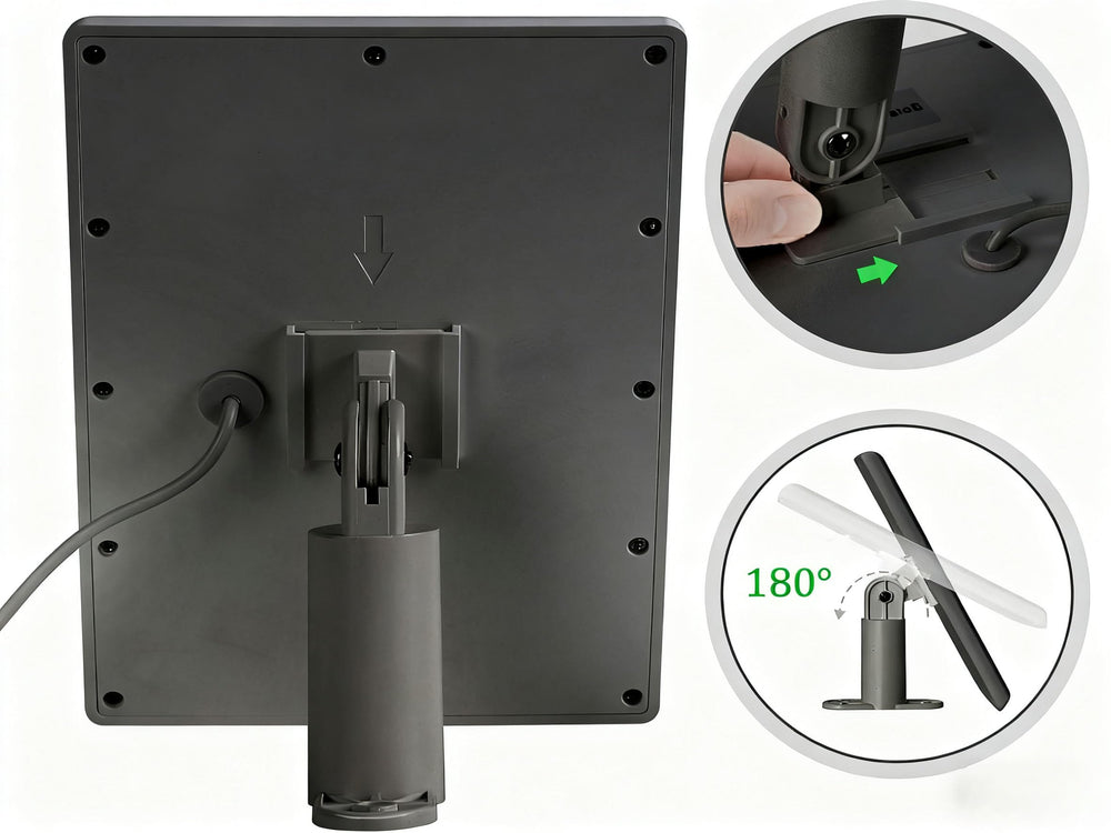 CCYRYY mounted solar panel angle illustrating easy sun positioning benefit