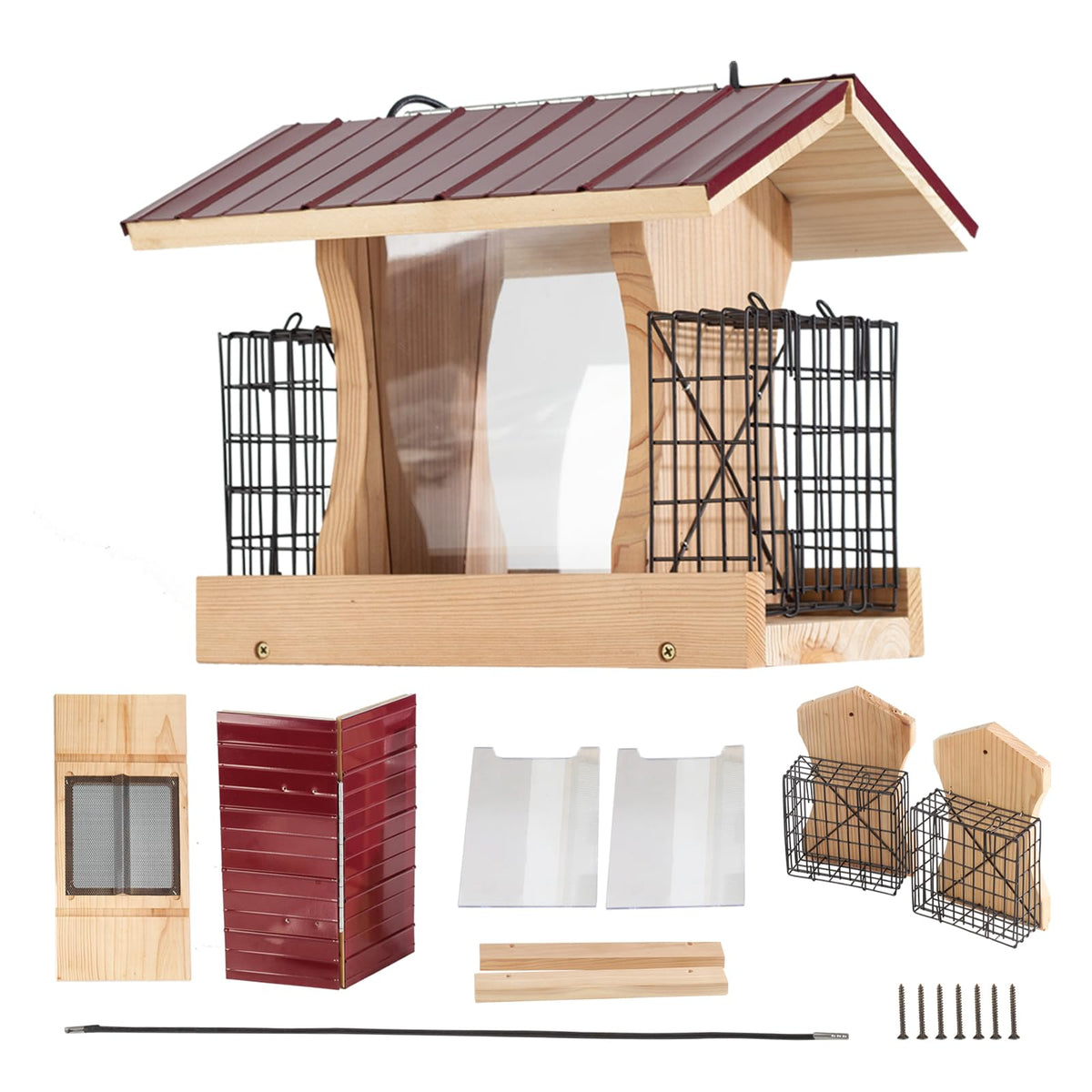 CEDAR ALPHA front view of XL hopper showing durable design and high capacity