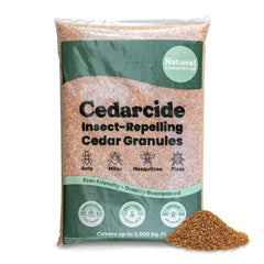 Cedarcide front bag showing product branding and size for clear recognition and trust