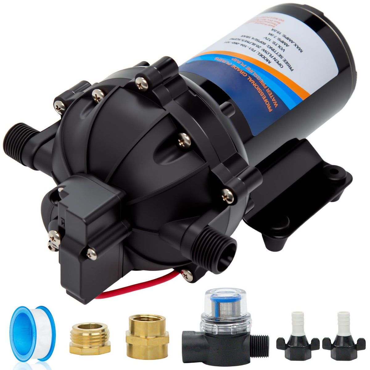 Ceelpeopar front view of pump showing compact housing and mounting base for reliable installation
