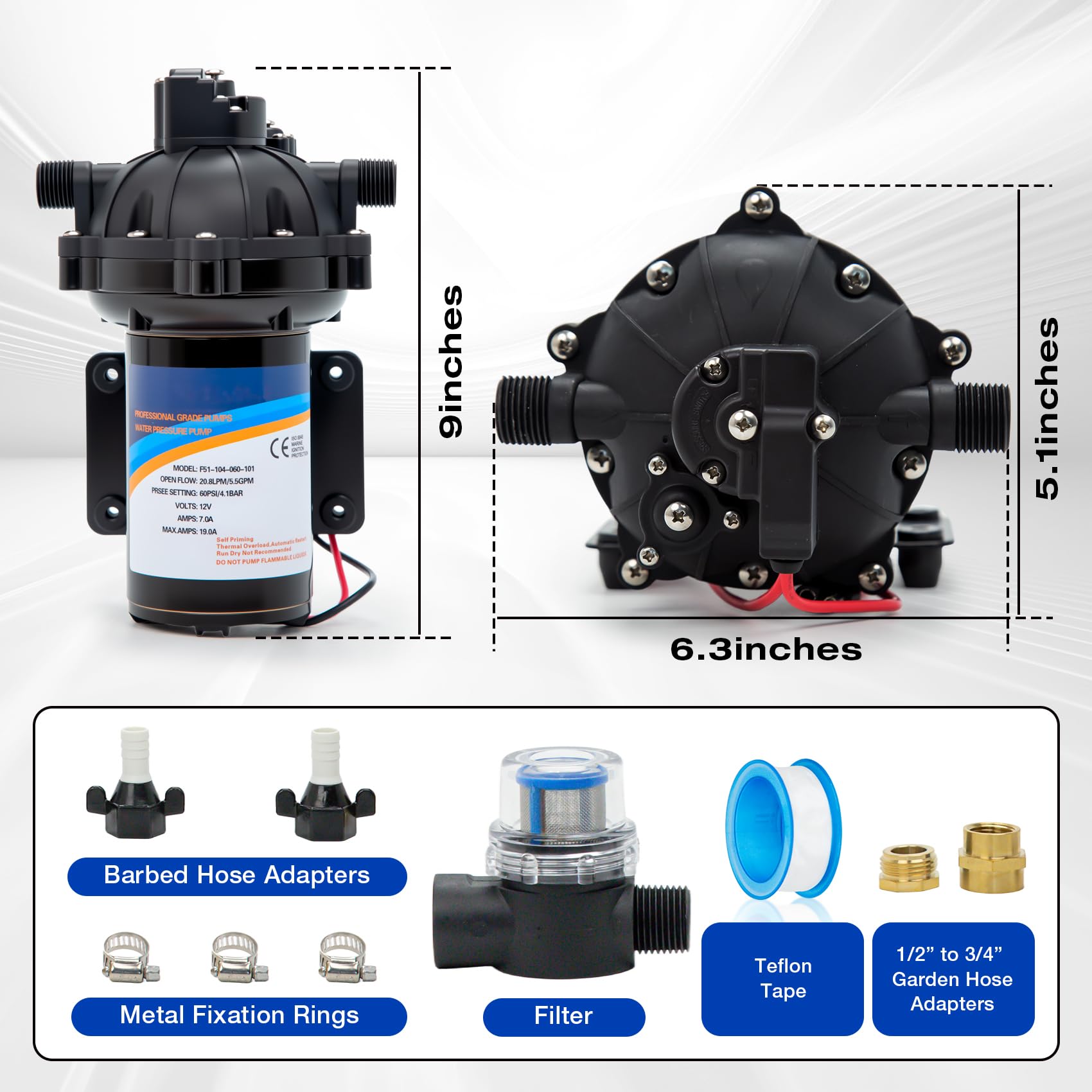 Ceelpeopar pump beside a hand for scale showing compact size and easy handling benefit