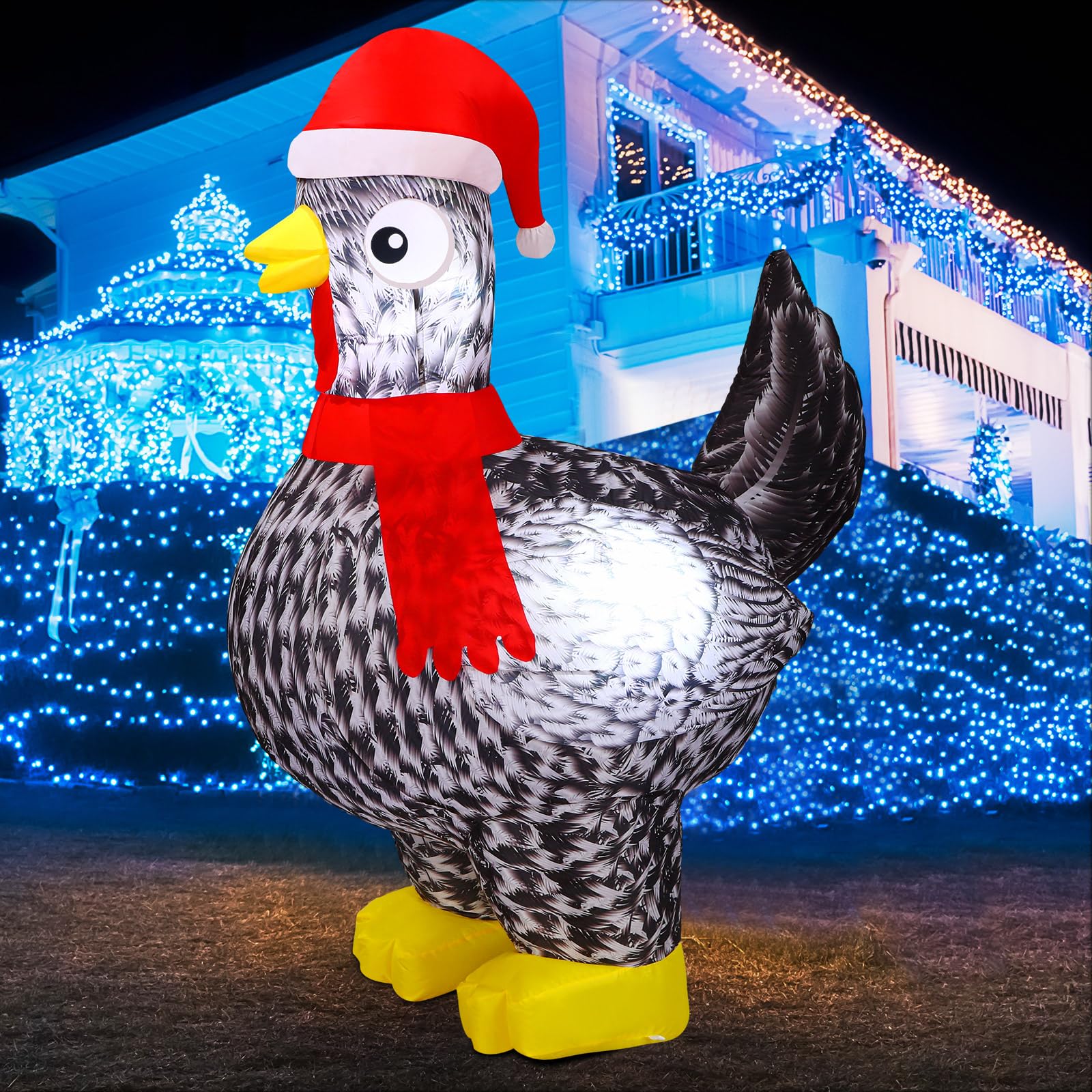 Ceenna Luhua Hen front view showing festive design and instant curb appeal