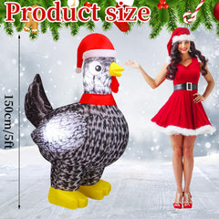 Ceenna Luhua Hen lit at night highlighting LED glow for evening charm