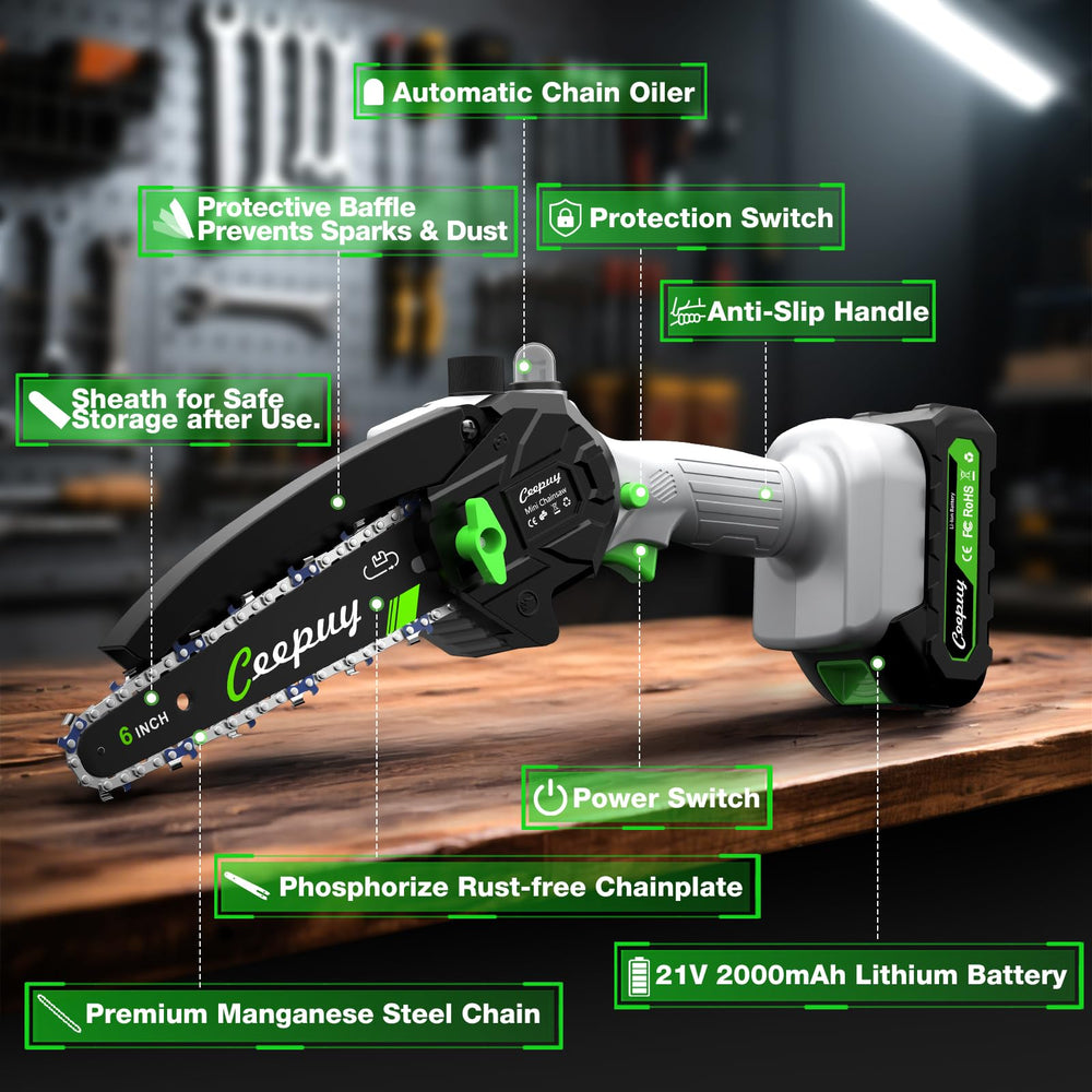 CEEPUY safety gear gloves and goggles included for user protection