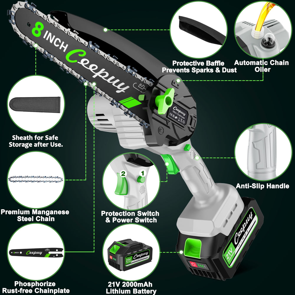 CEEPUY handheld size comparison showing portability and balanced control