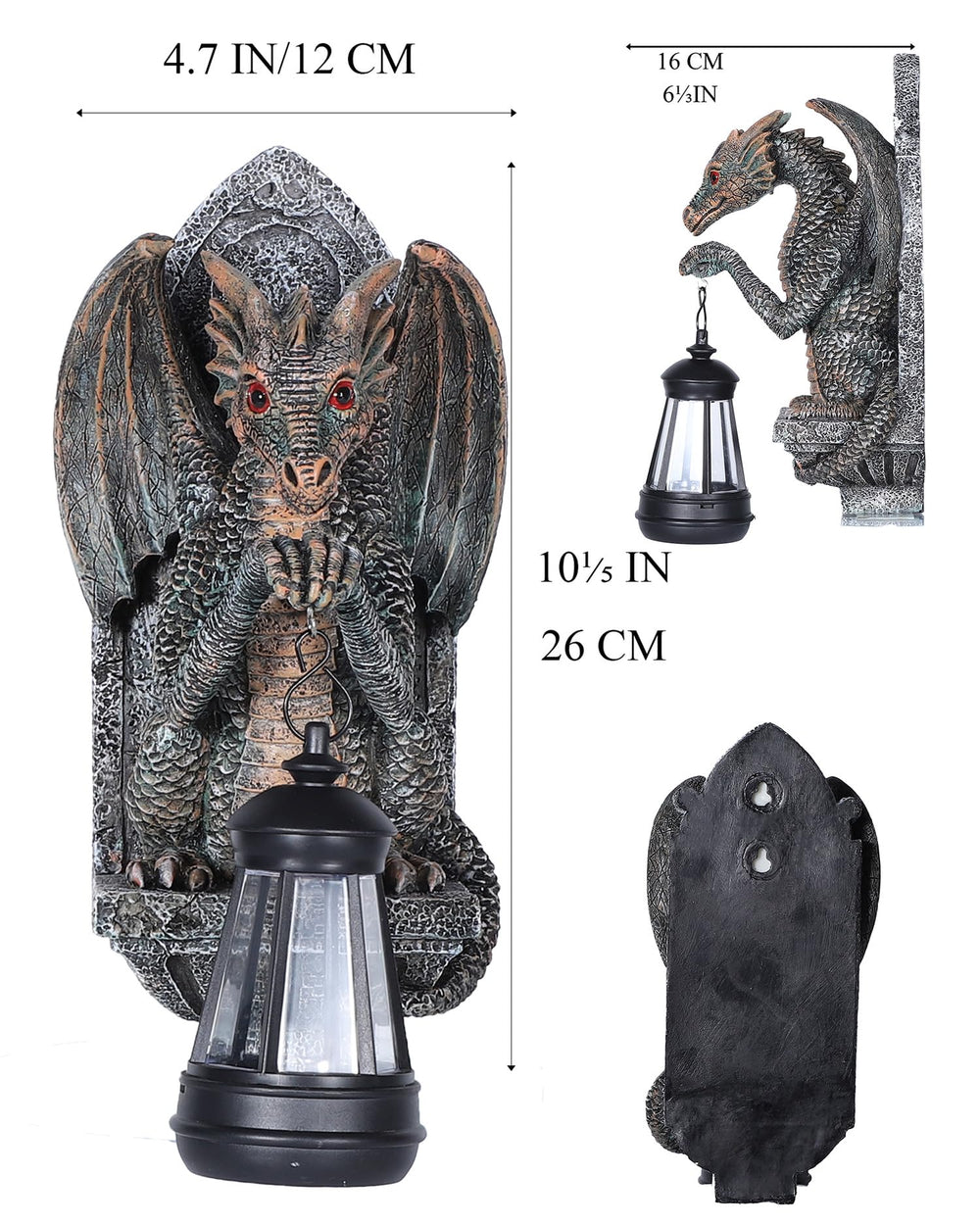 CeiooCei dragon mounted on a tree delivering magical outdoor ambiance