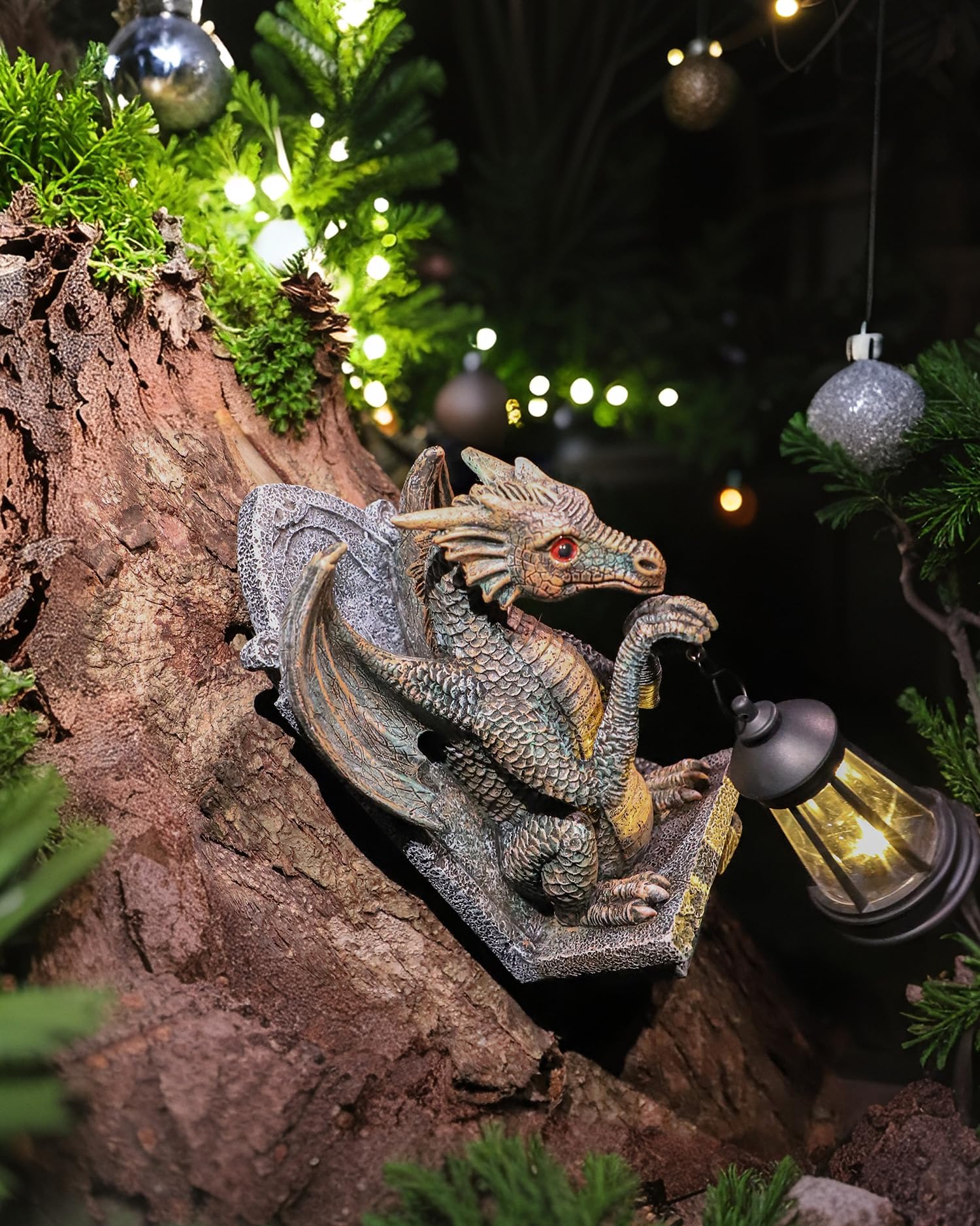 CeiooCei dragon glowing at night offering soft decorative illumination