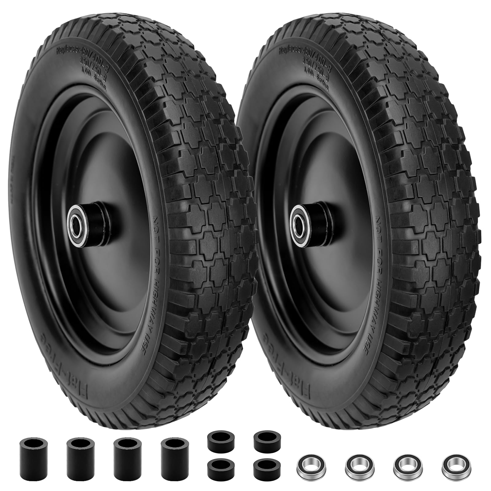 Cenipar front view assembled wheel showing durable solid construction and ready use