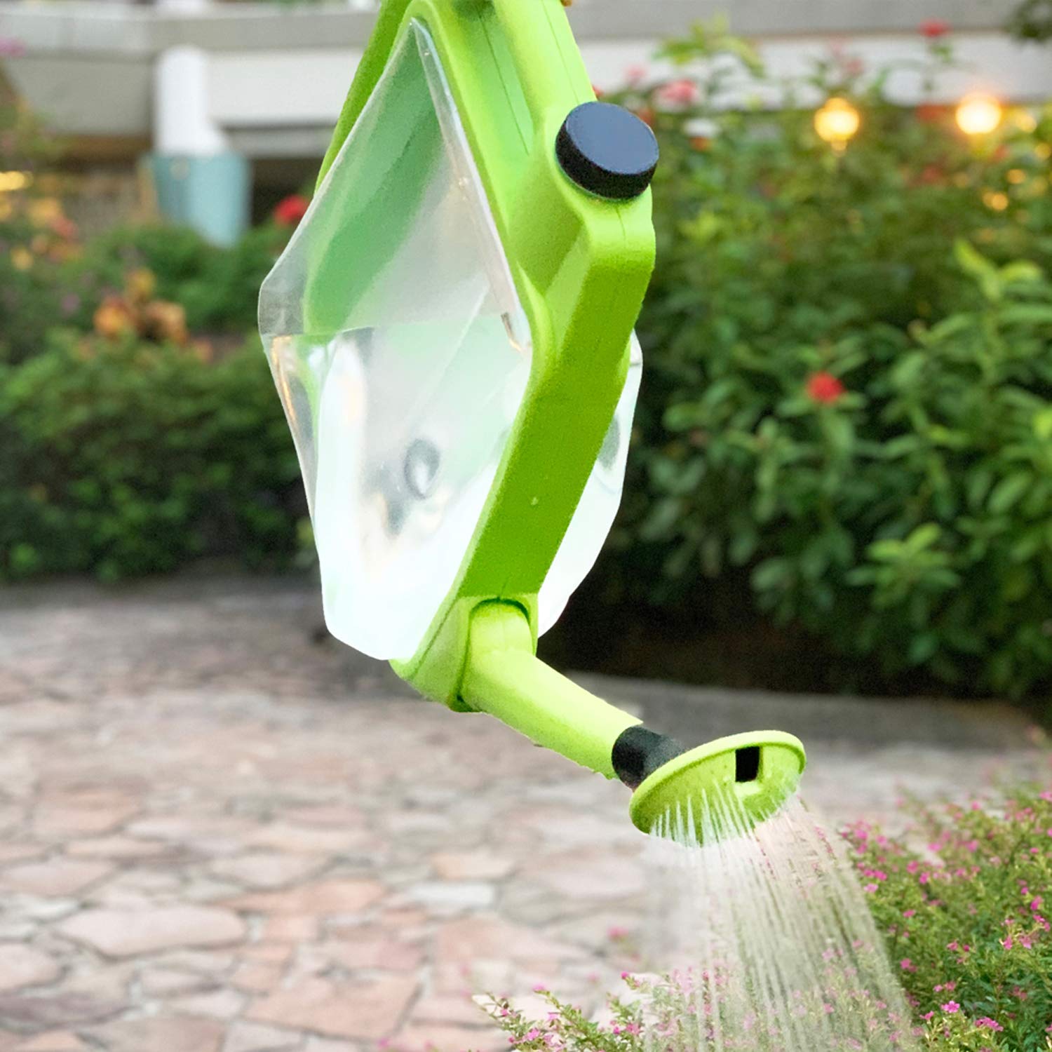 Centurion watering a hanging basket illustrating gentle shower benefit