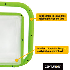 Centurion long stem spout watering a pot for precise reach