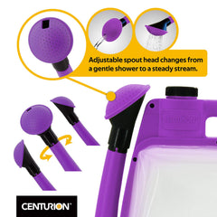 Centurion clear body showing water level for accurate refills benefit