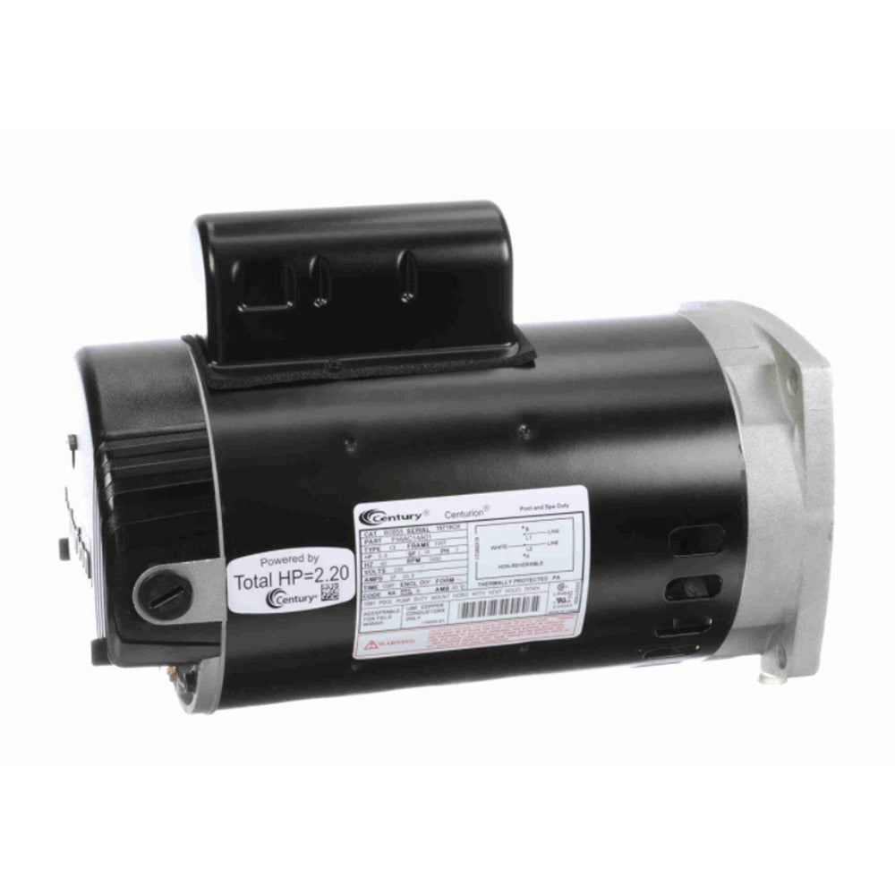 Century Electric Motor front plate view showing flange and label, durable replacement