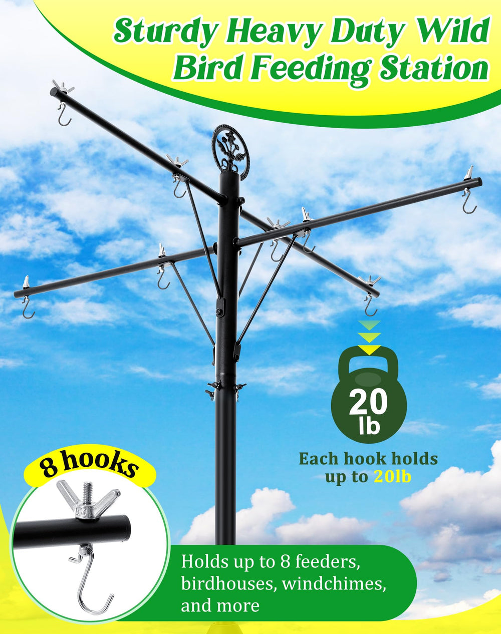 Ceoighe auger stake being installed into soil for secure anchoring benefit