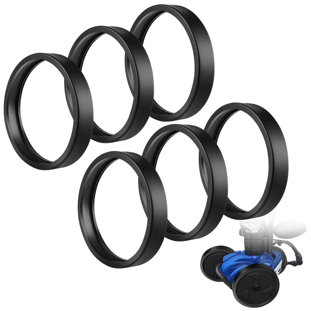 Ceoighe front packaging showing six replacement pool cleaner tires benefiting quick replacement