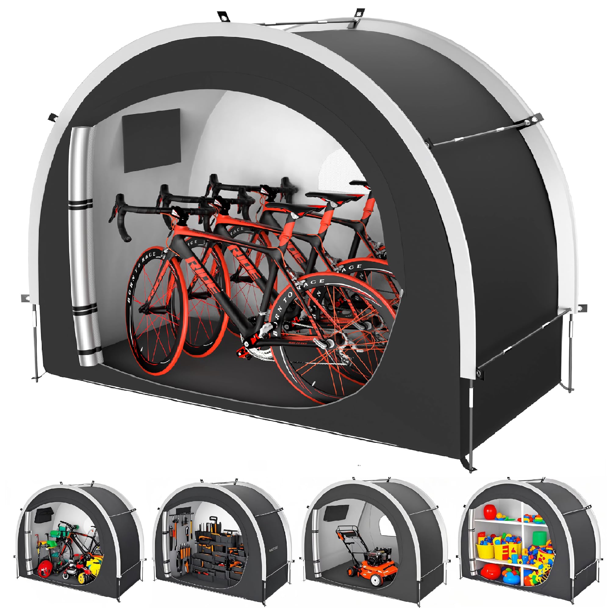 cepkquis front view showing full shelter and easy access benefit