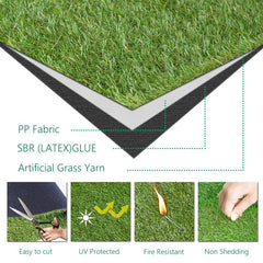 Cestavie underside showing non-slip rubber backing that keeps mat secure and stable