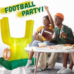 Cextoga lit at night glowing in yard to attract guests and enhance ambiance