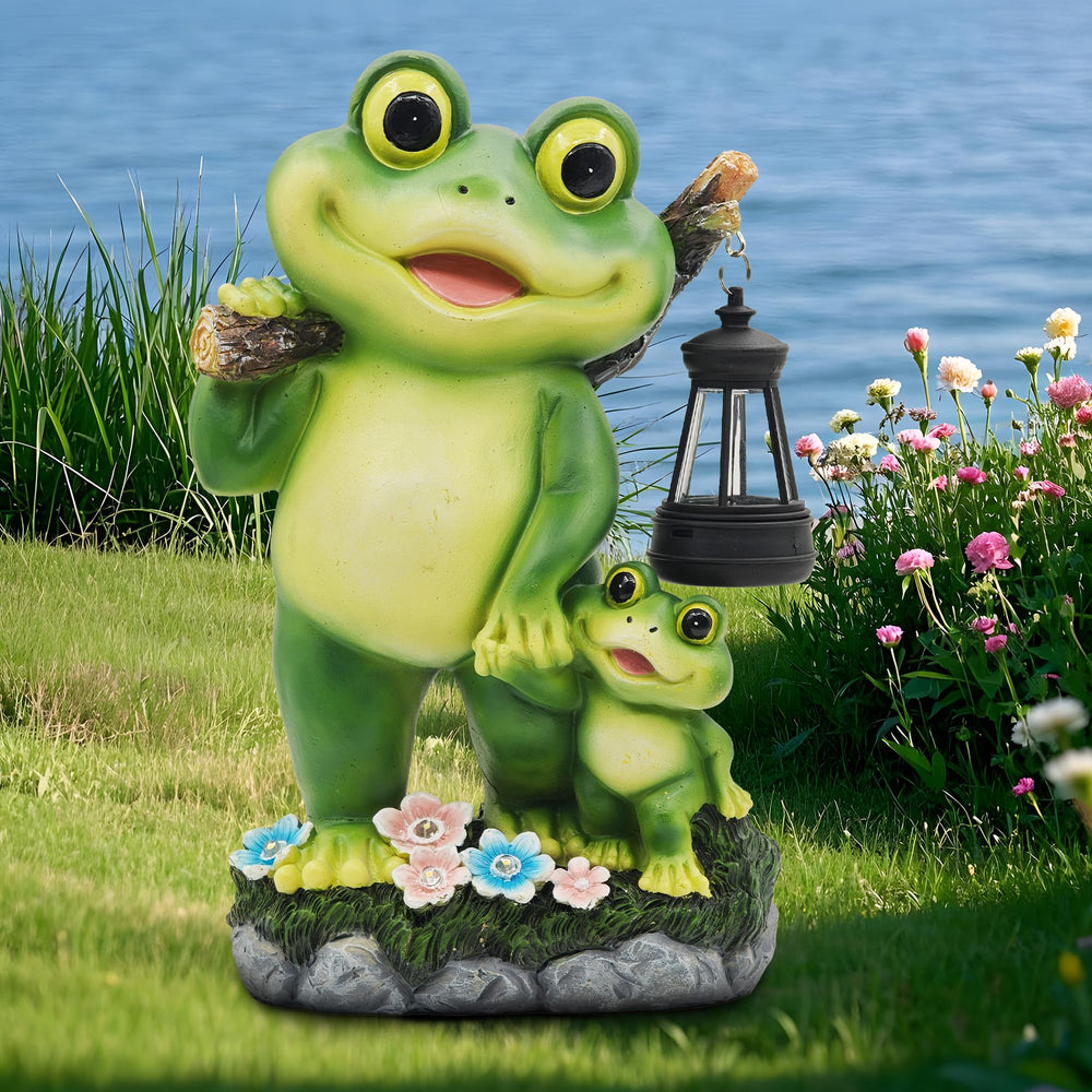CFFOWNUG frog beside common objects showing 10-inch scale for size comparison