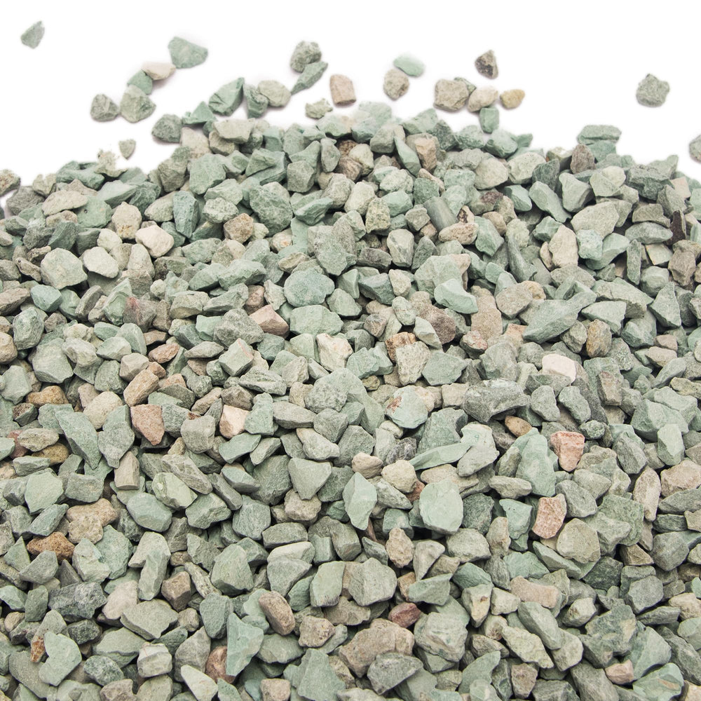 CFKJ pebbles used in outdoor garden bed enhancing visual contrast