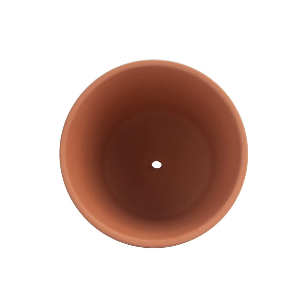 CFKJ hand painting a terracotta pot showing easy personalization and craft use