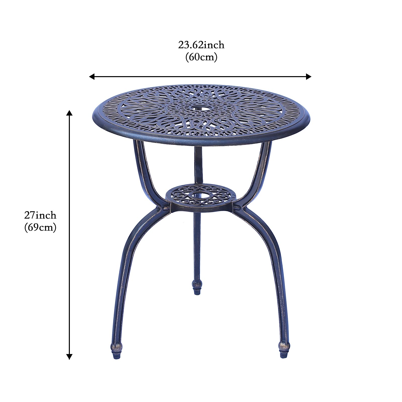 C/G patio casa chair close-up showing curved seat for ergonomic support and comfortable seating