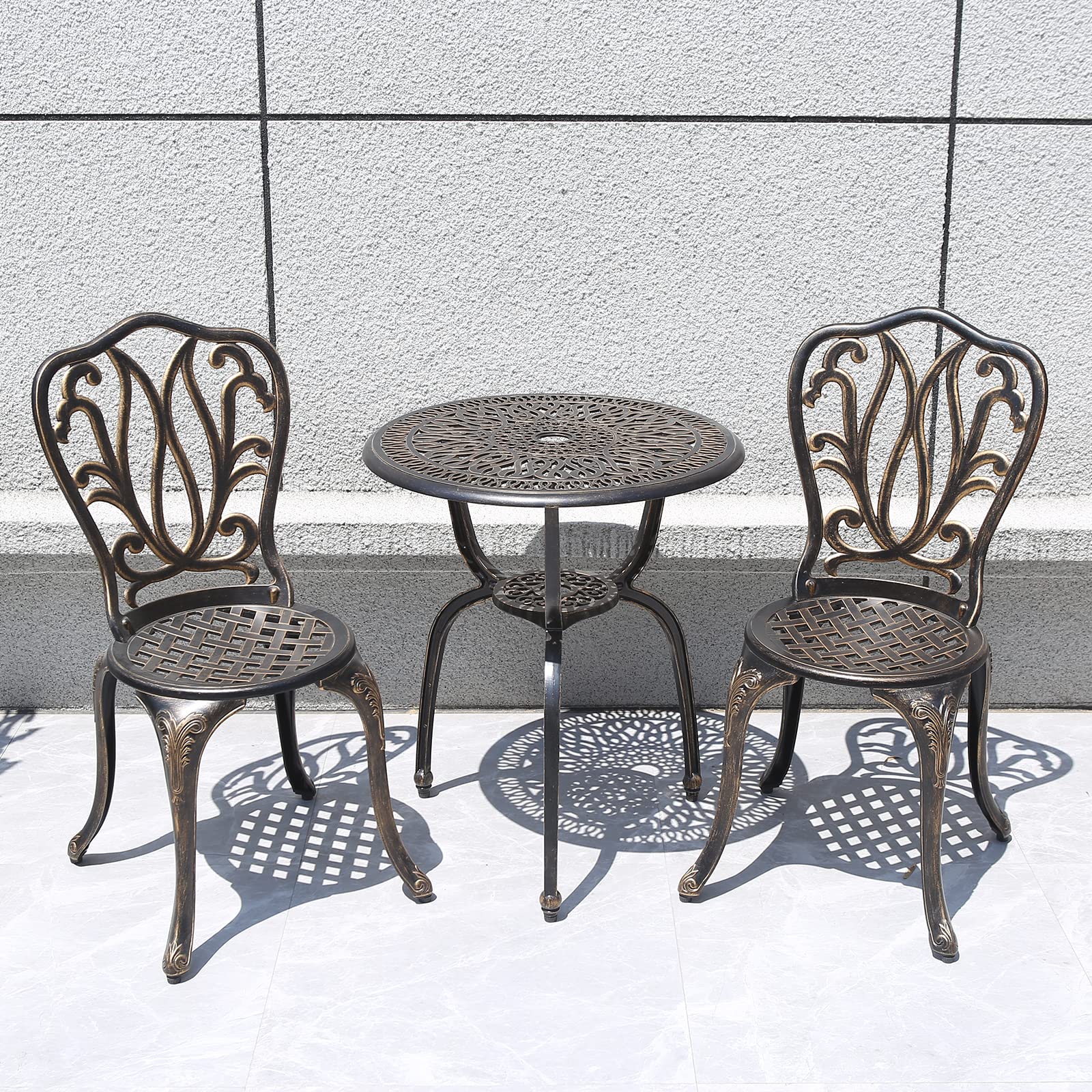 C/G patio casa lifestyle scene with coffee on porch showcasing inviting outdoor dining setup