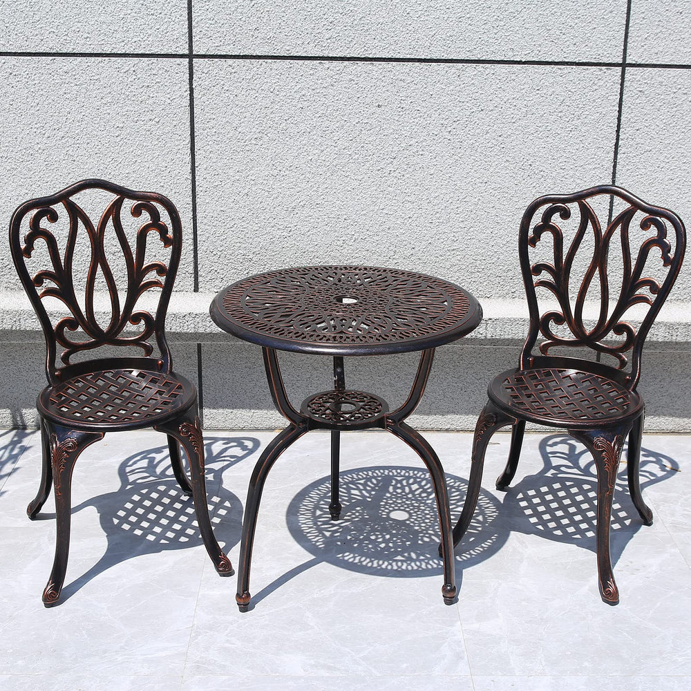 C/G patio casa packaging with assembly components for quick, clear setup