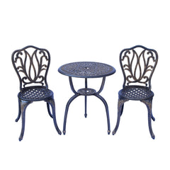 C/G patio casa close-up of table top rose design highlighting craftsmanship and weather-resistant finish