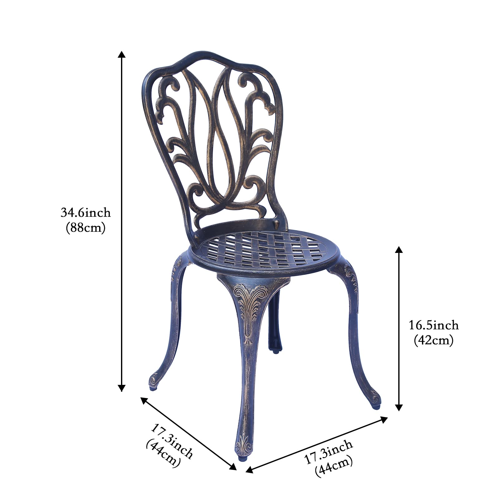 C/G patio casa table center showing umbrella hole that fits standard umbrellas for shade