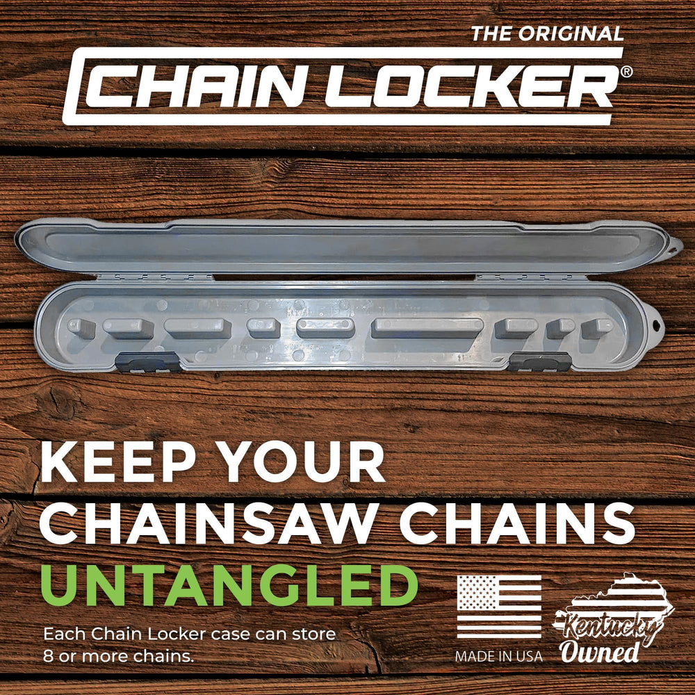 Chain Locker filled with chains side view for fast access