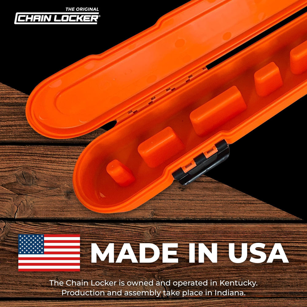 Interior tab detail of Chain Locker holding chains separately to prevent tangling benefit