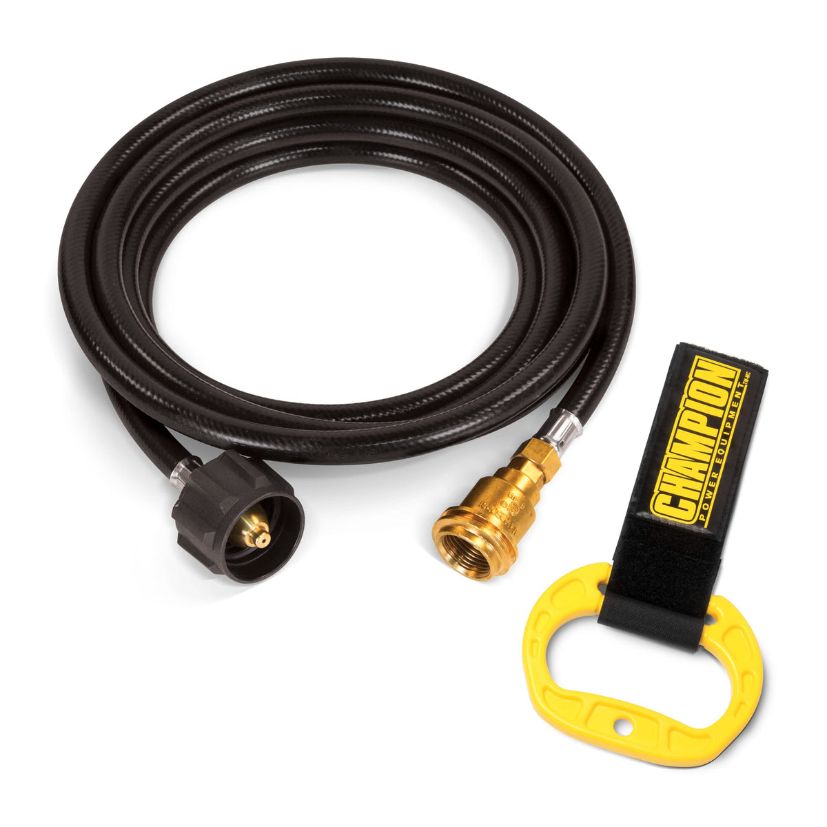 Champion hose extension front packaging shows product and benefits