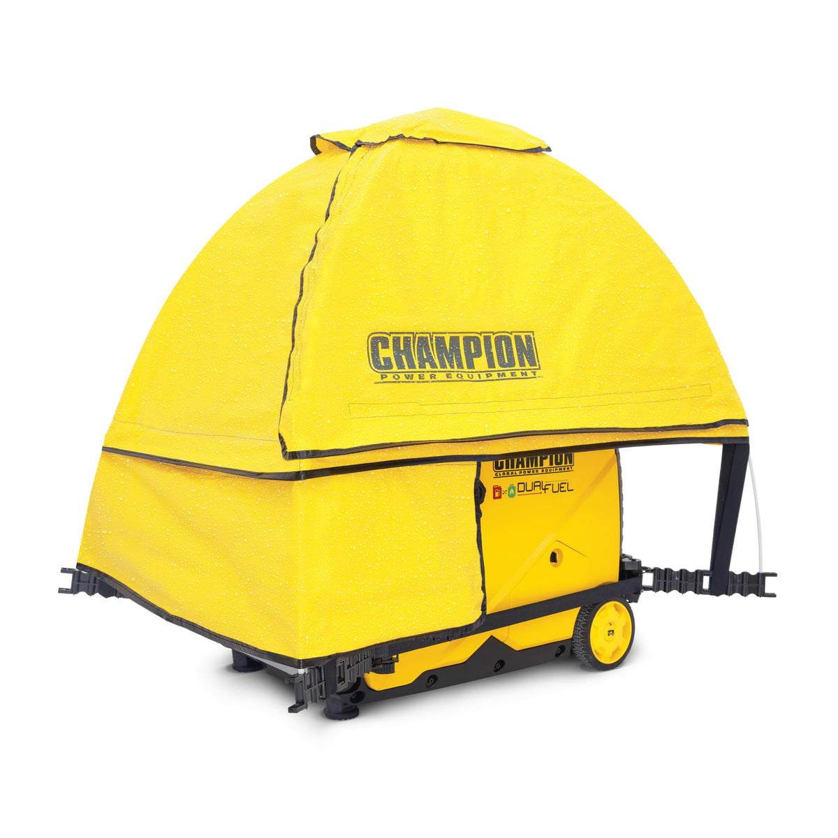 Champion Storm Shield front view showing full coverage and protection