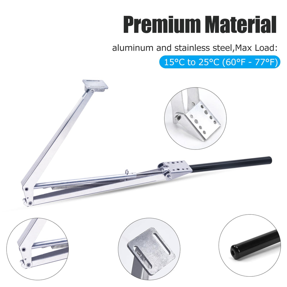 CHANGE MOORE installation hardware clamps and screws for quick setup