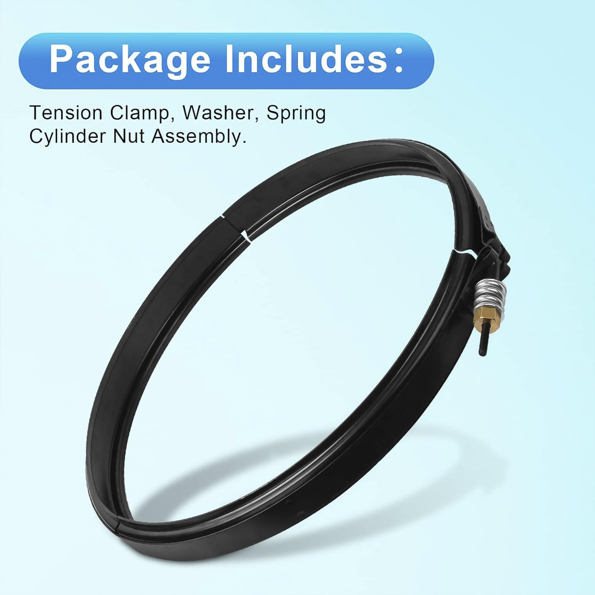 ChangTa clamp in use on pool filtration system for safe, reliable operation