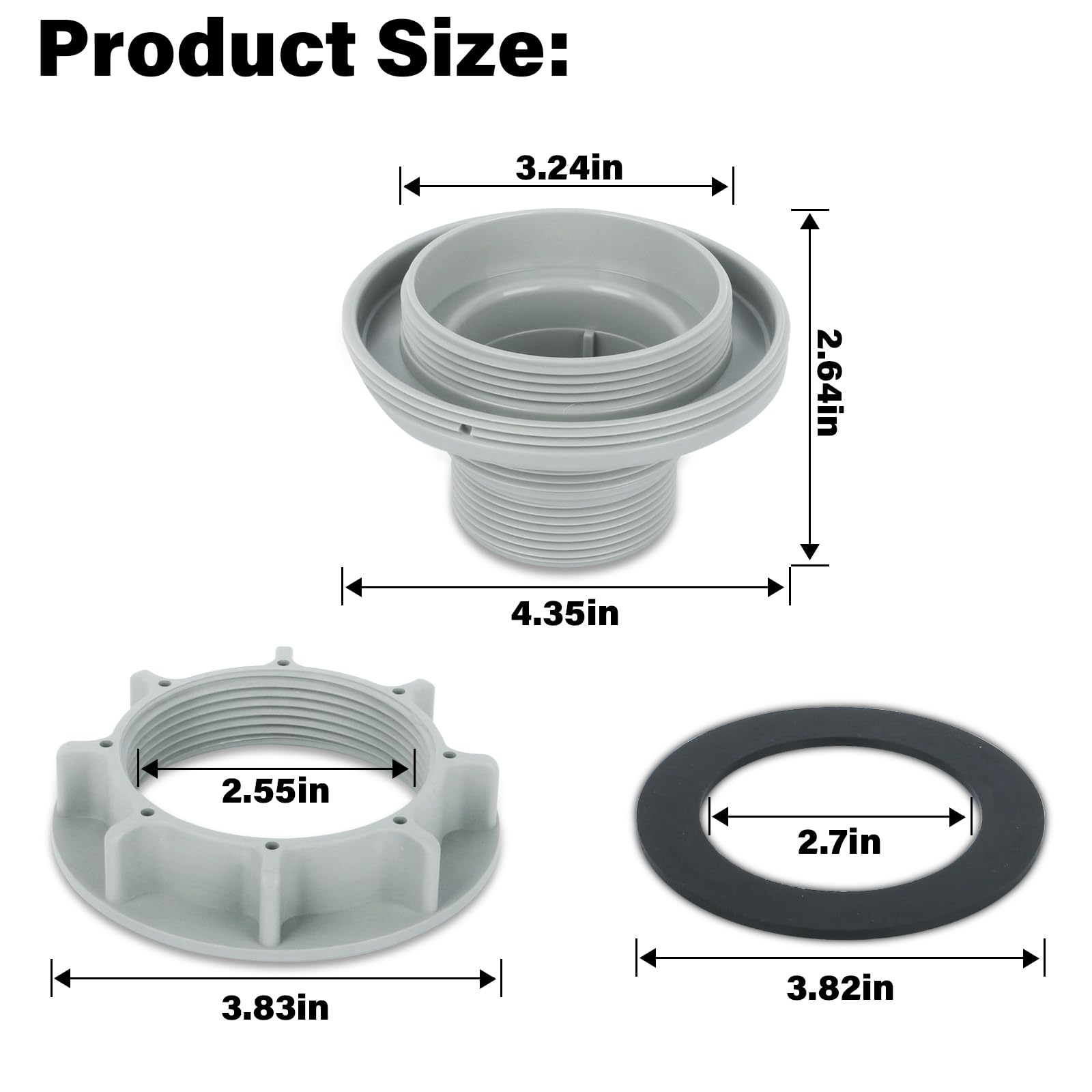 ChangTa strainer nut close-up displaying secure fastening and corrosion resistance
