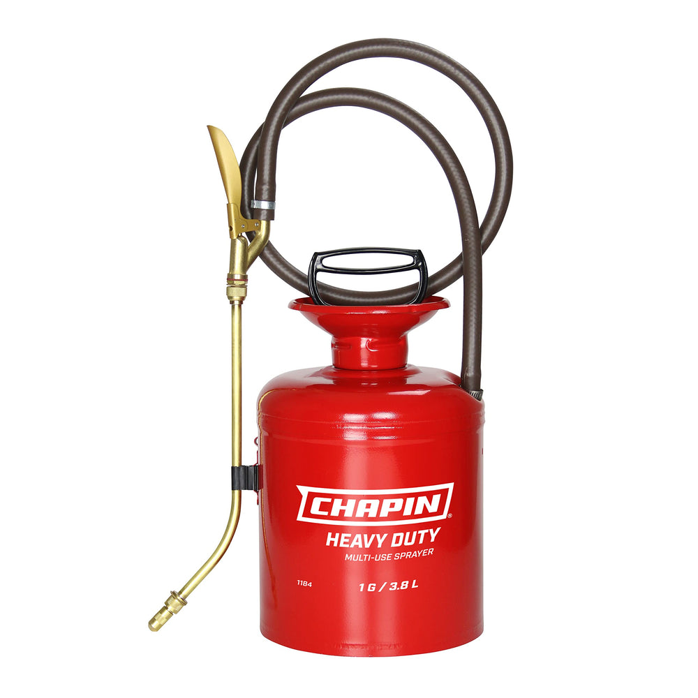 CHAPIN 1184 front view showing tank and strap, durable and portable