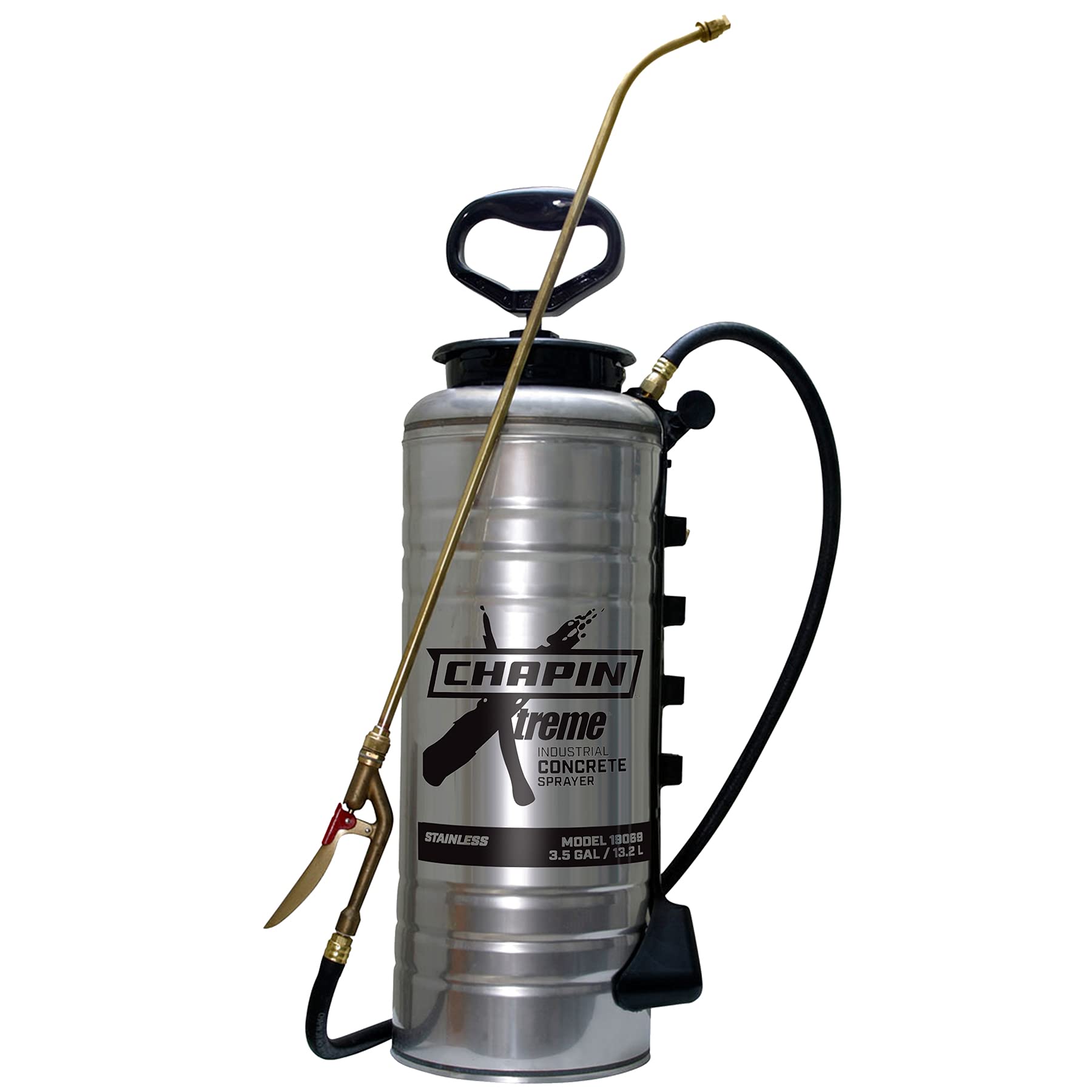 CHAPIN 19069 front view stainless tank showing durable construction and corrosion resistance